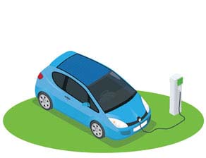 icon for electric vehicles