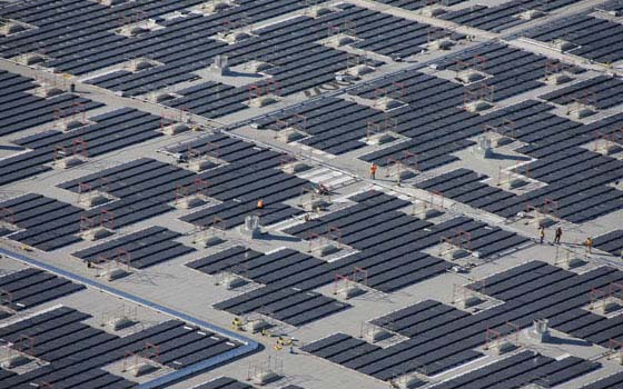 Millions Of Square Feet Of Solar Panels