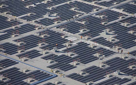 Millions Of Square Feet Of Solar Panels