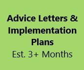 Advice Letters & Implementation Places 3+ months