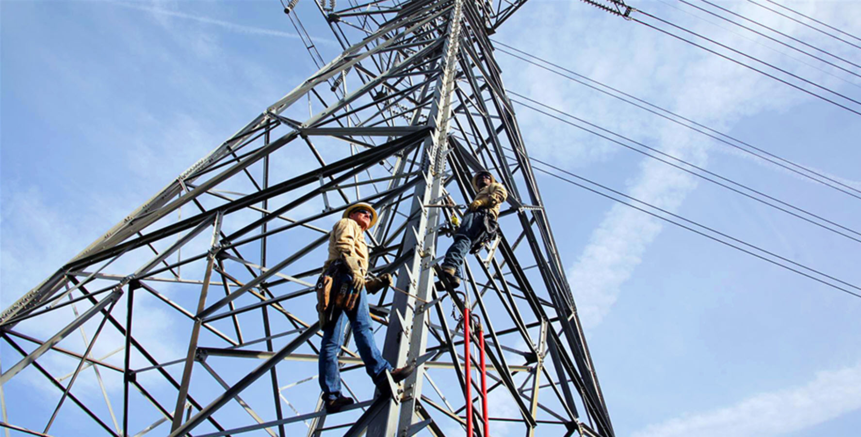 affordability rates linemen on tower image