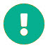 alert teal icon