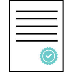 certified document icon