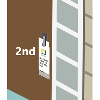 second notice tree trimming door hanger png