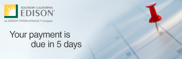 Your Payment Is Due In 5 Days