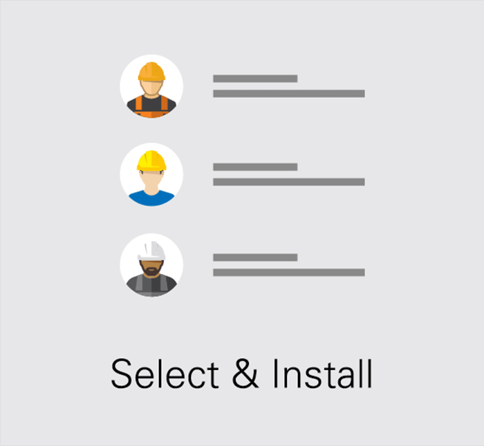 Select and Install